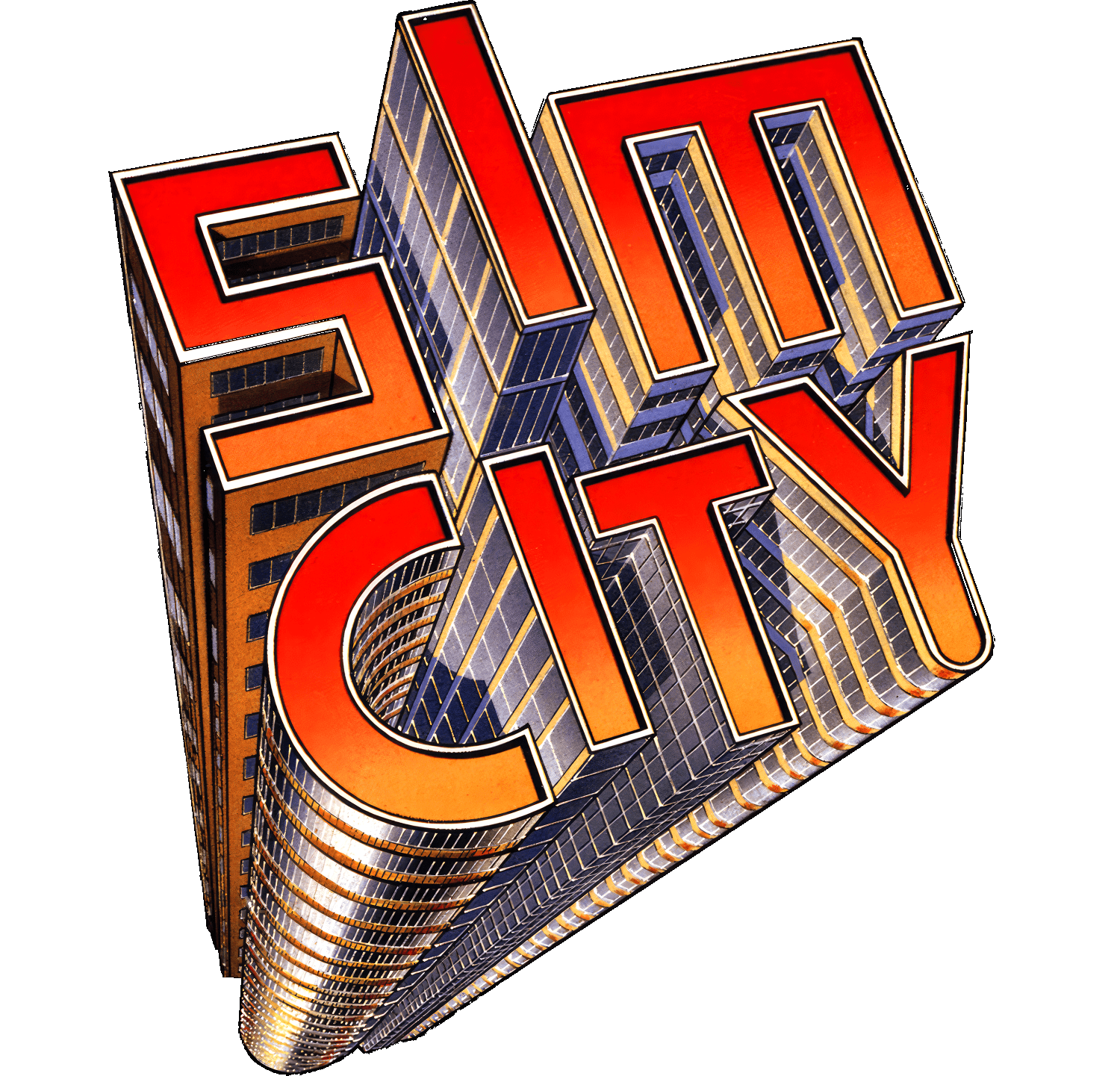 SimCity logo for Super Nintendo